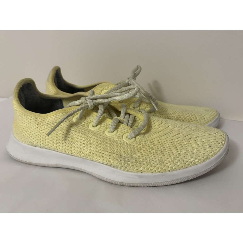 Allbirds Sneakers Womens Size 10 Yellow Tree Skippers Lace Up Shoes Comfort